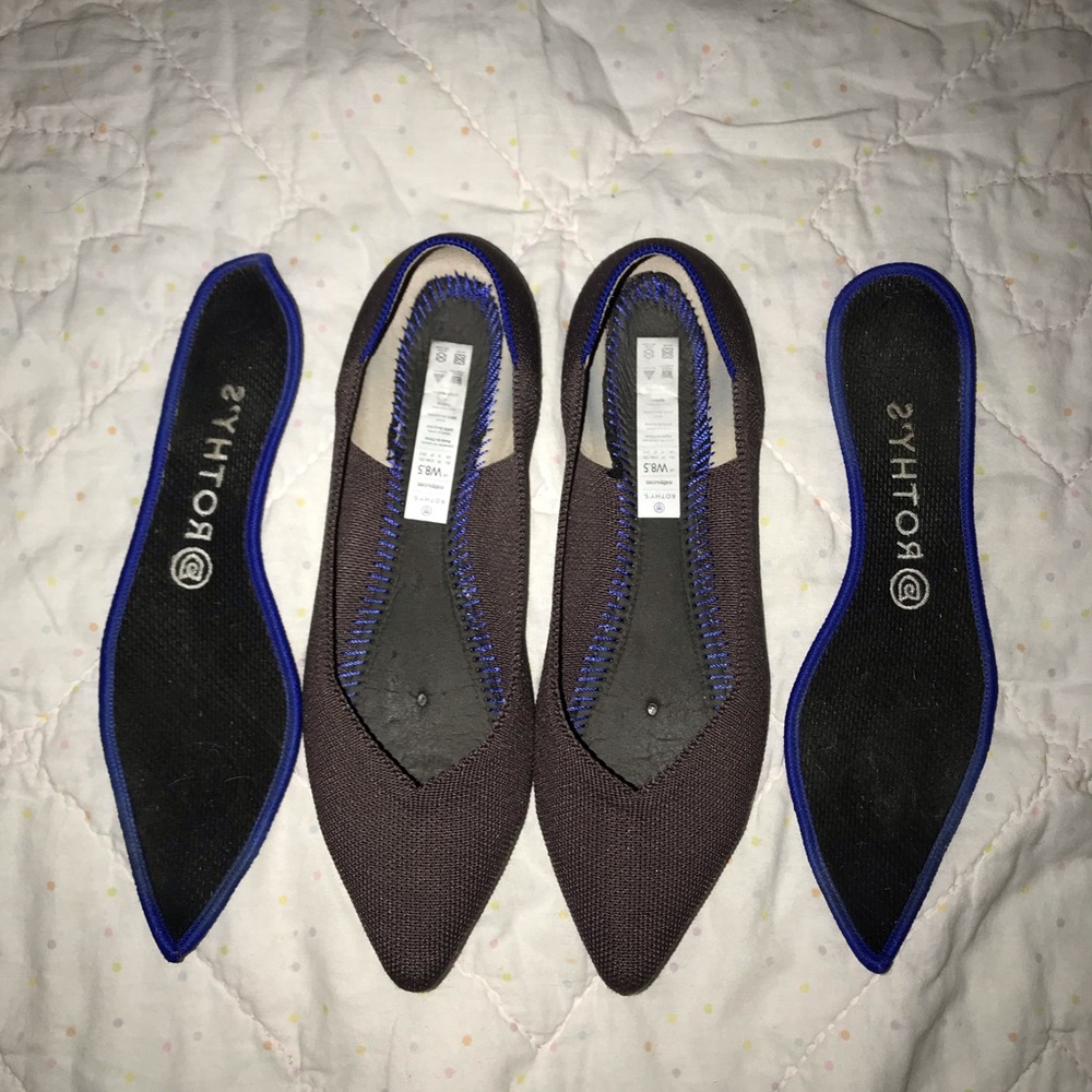 Size 8.5 Mink Colored Rothy’s Point